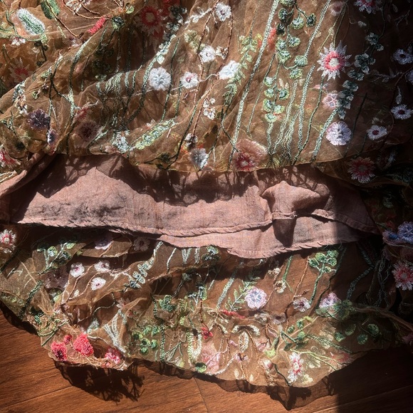 NWT Anthropologie Aratta Silent Journey Field Maxi Skirt - Picture 2 of 6